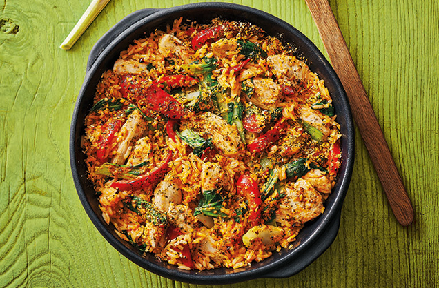 636x418 Tesco Thai Style Red Curry Rice Bake Flavour Kit