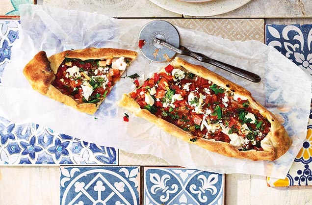 RFO 636x418 Tomato and roasted pepper Turkish pizza