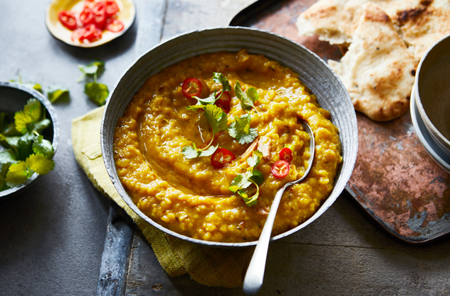 Tesco step by steps RFO dahl final recipe winter