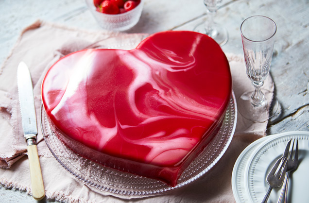 Tesco step by steps Valentine cake landscape