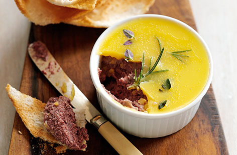 chicken liver pate hero