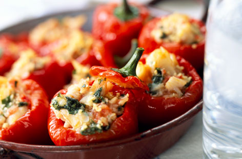 Peppers stuffed with cod recipe