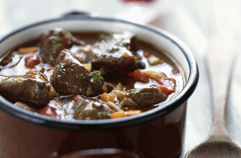 This French casserole is an all-time classic with beef cooked in red wine, rich stock, garlic and herbs for a one-pot dish that renders an amazing depth of flavour every time. All you have to do is combine the ingredients in a covered dish then wait until it's done.