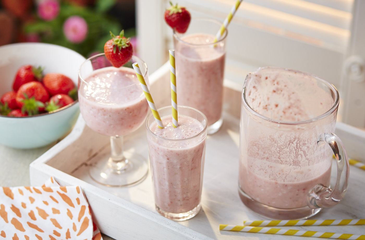 Batido de fresa recipe