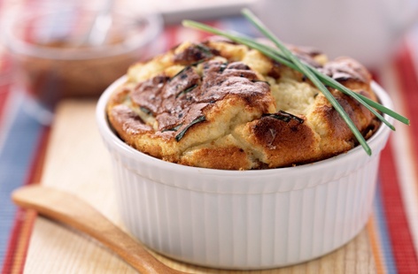Delicious three cheese soufflé recipe
