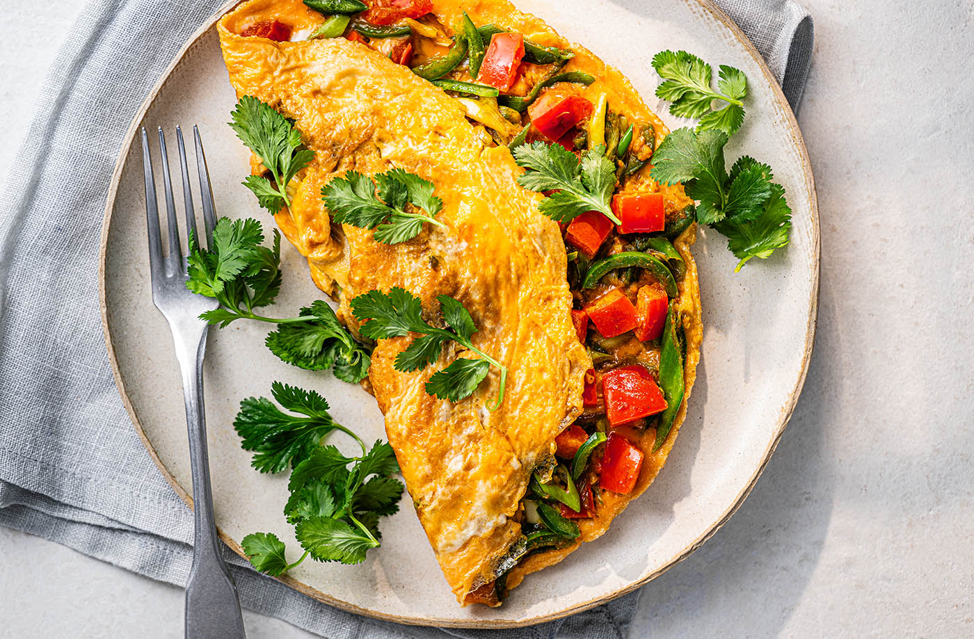 Indian masala omelette recipe