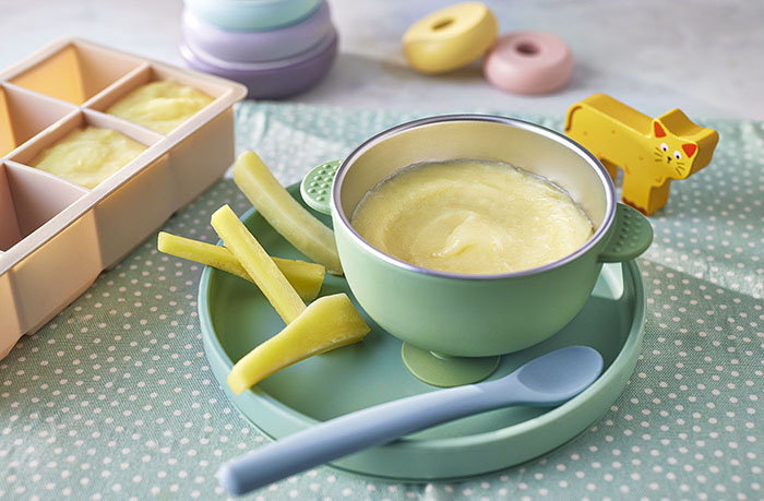 Potato and parsnip purée and finger food recipe