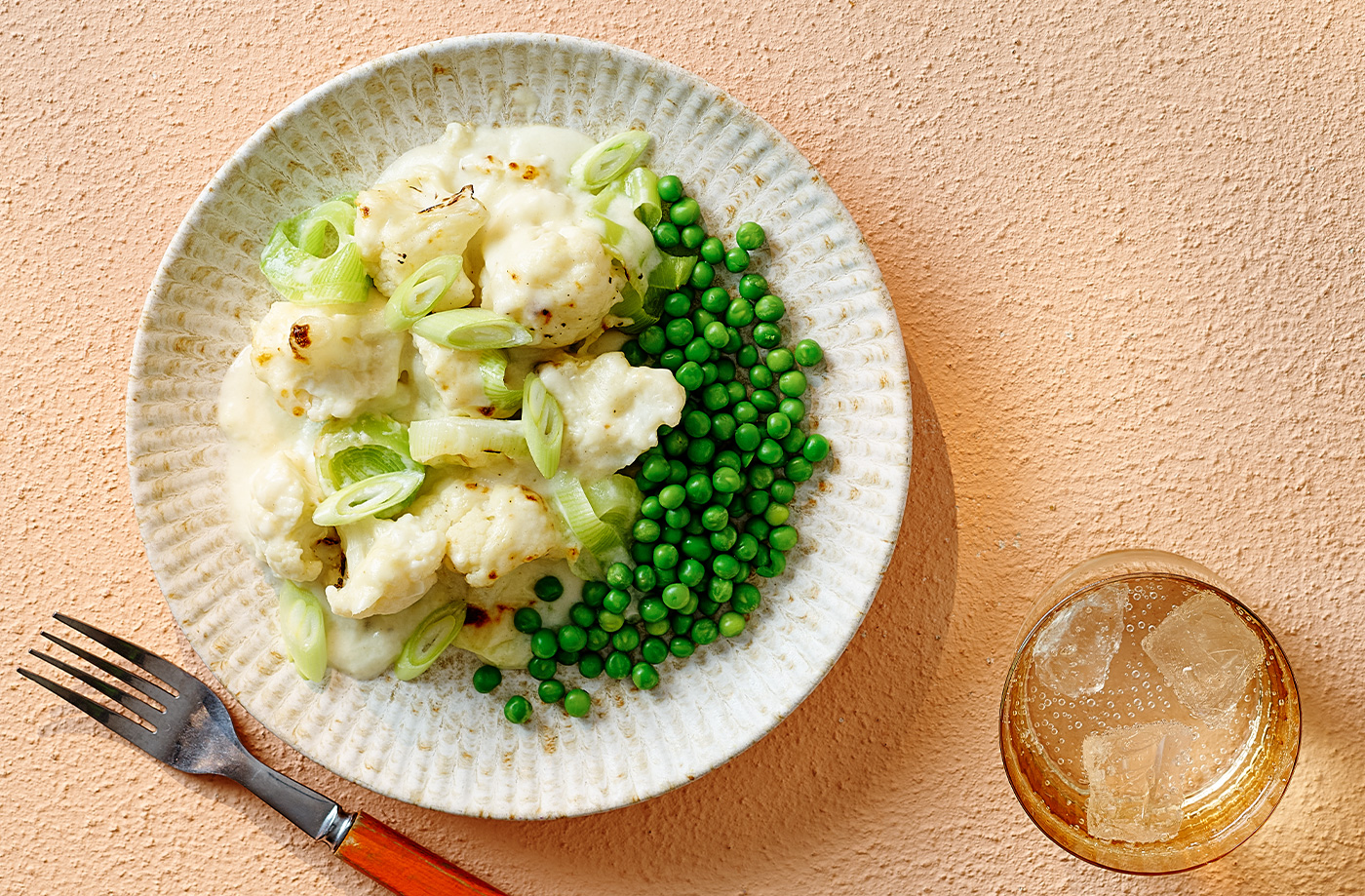 Cauliflower and leek cheese recipe
