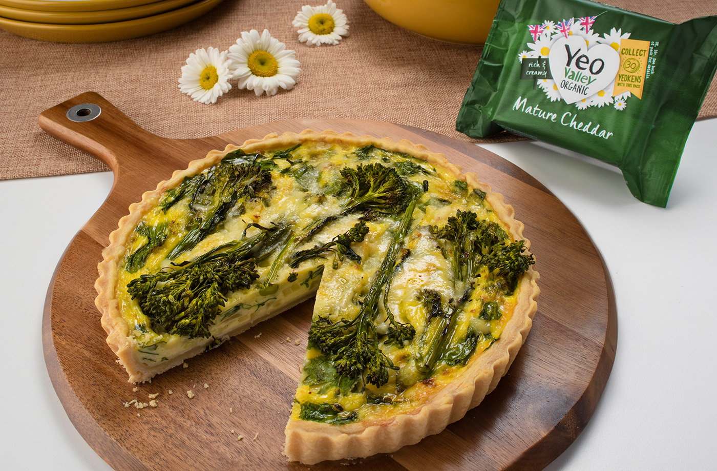 Sally’s ‘simple swap’ organic quiche recipe