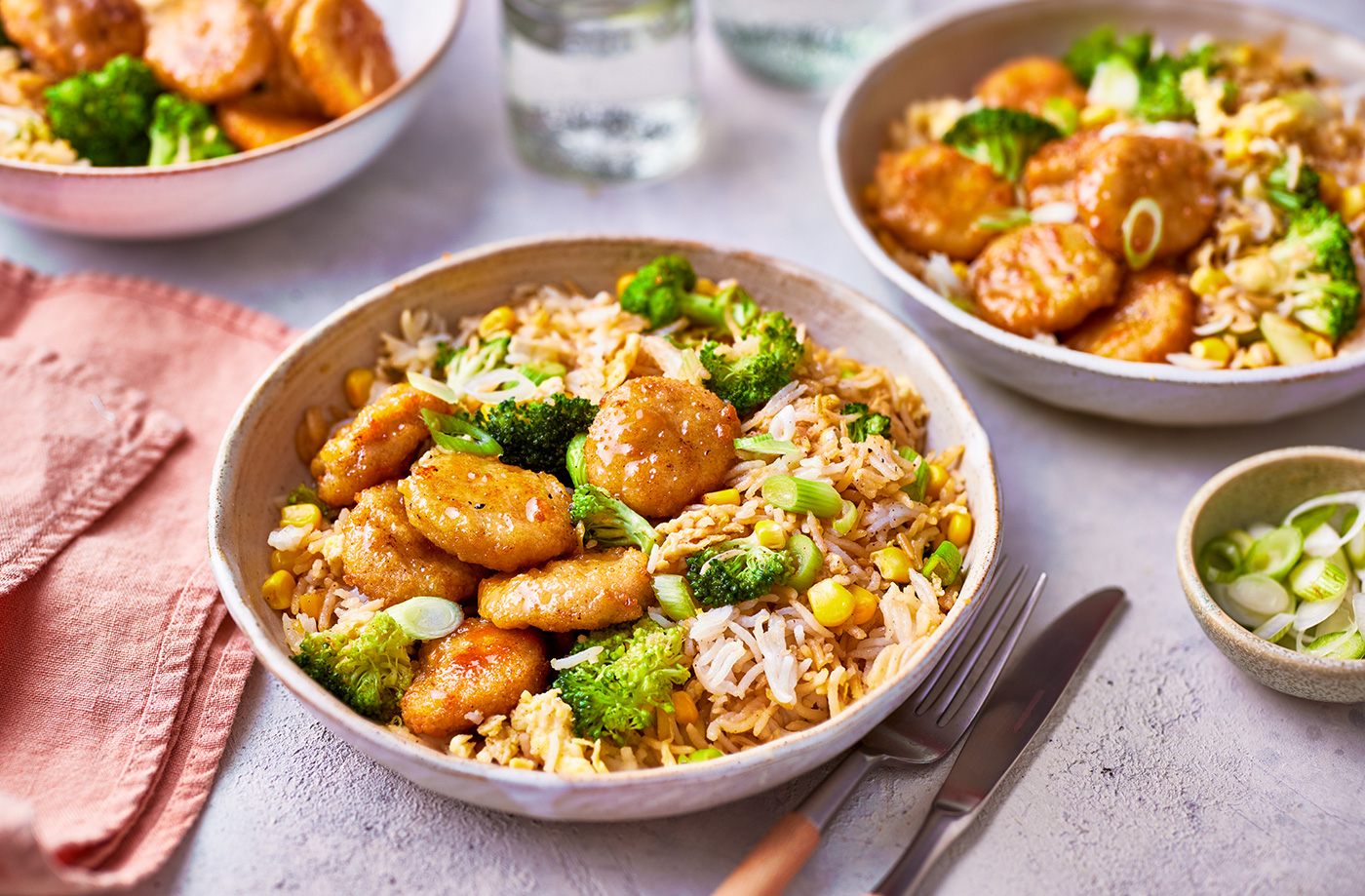Honey-glazed chicken nuggets recipe
