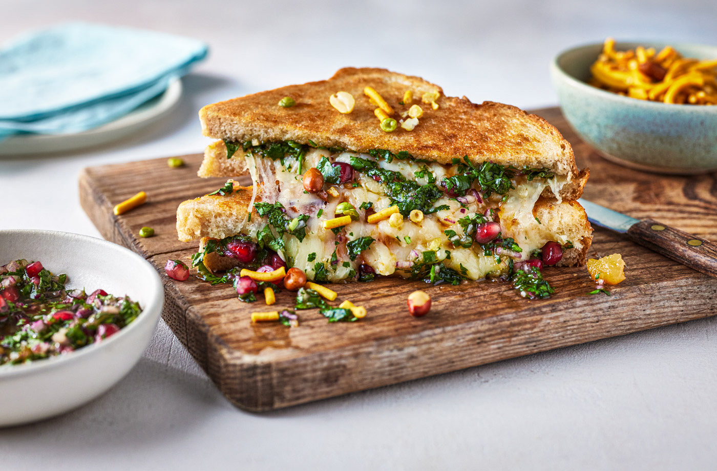 Spicy cheese toastie recipe