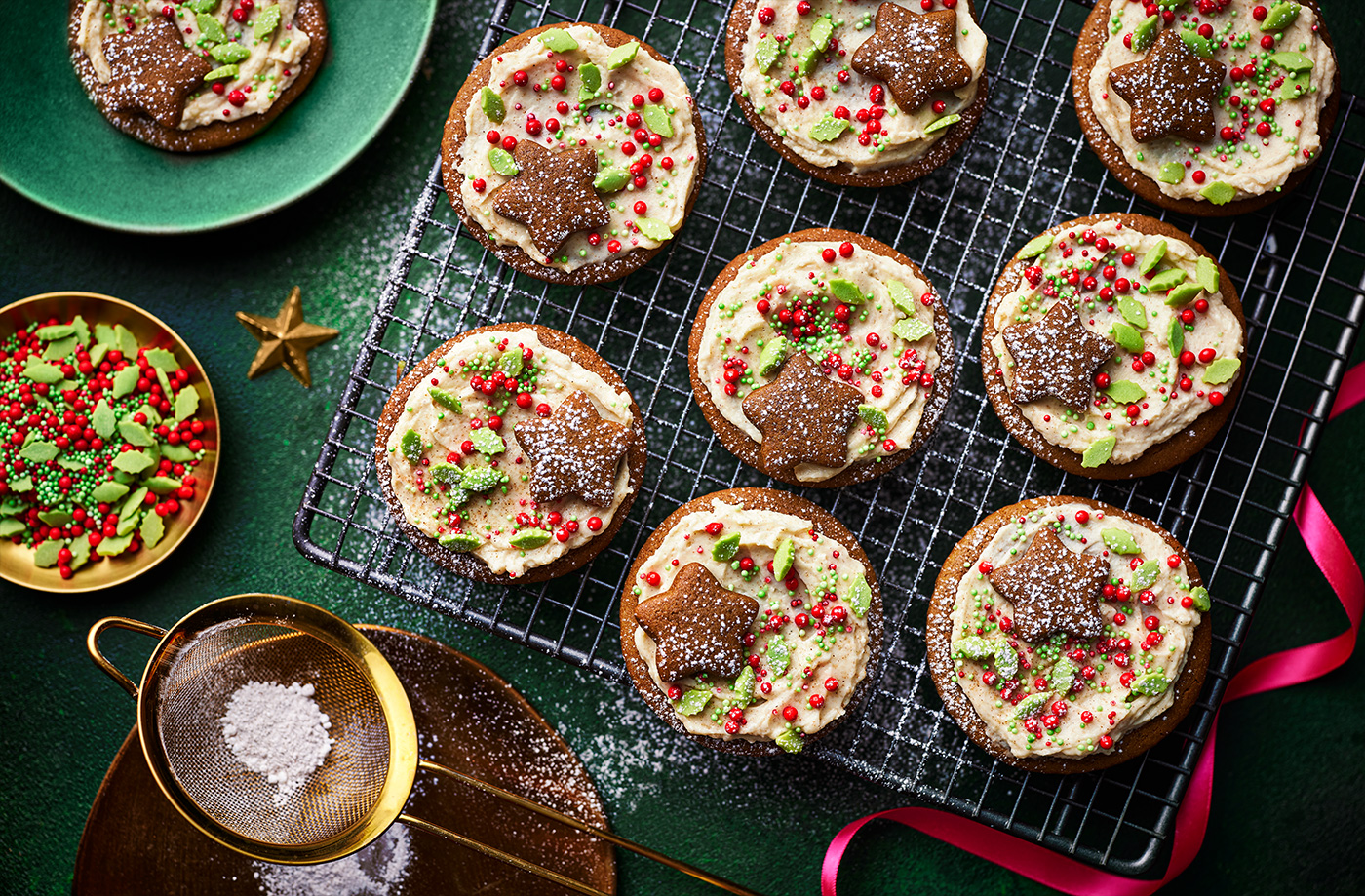 Gingerbread biscuits with spiced chai icing recipe