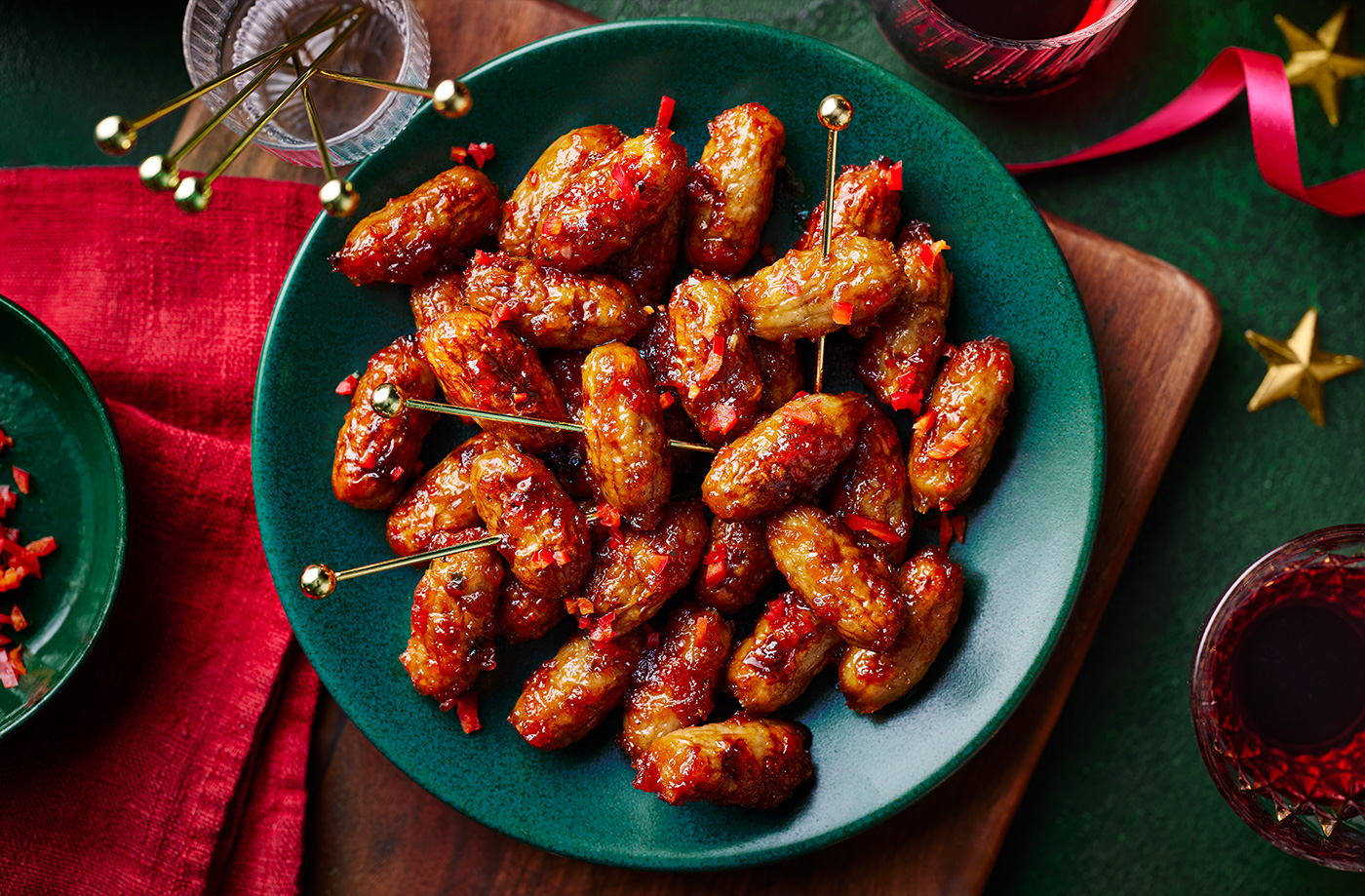 Sambal cocktail sausages recipe