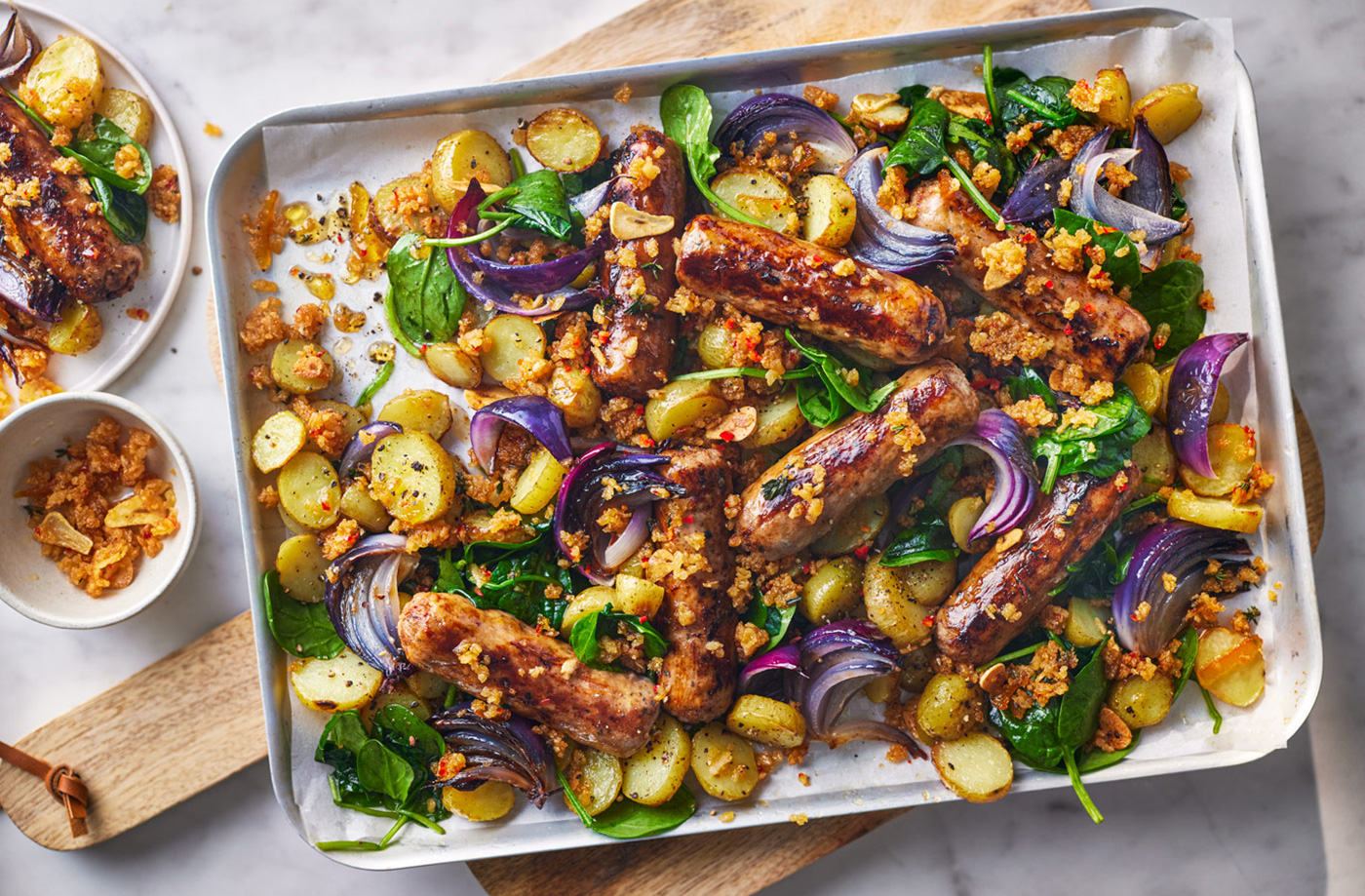 ‘Marmalade on toast’ sausage traybake recipe