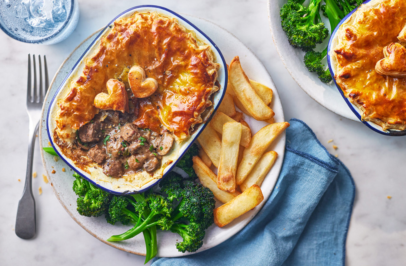 Steak Diane pie  recipe