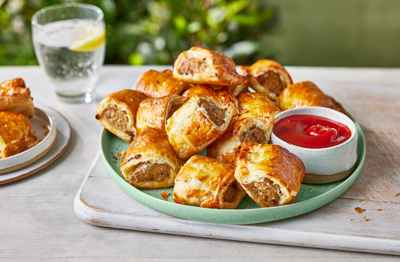3-ingredient extra-veg sausage rolls recipe