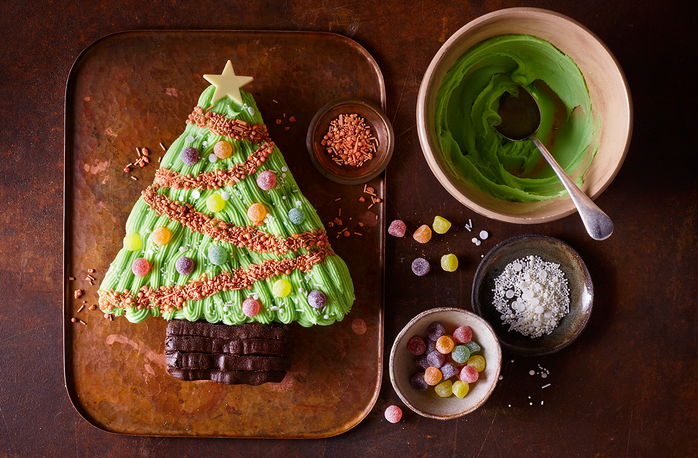 Cupcake Christmas tree recipe