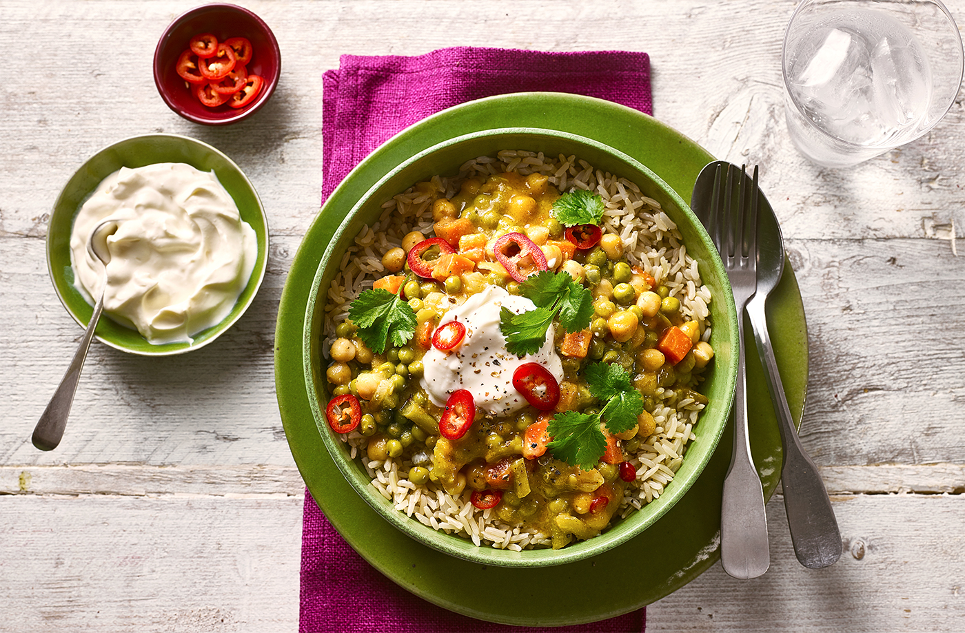 Plant Chef chickpea korma recipe