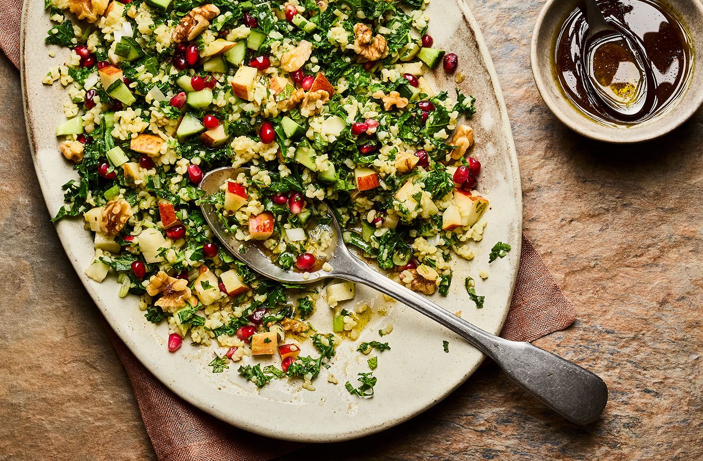 Apple and kale tabbouleh recipe