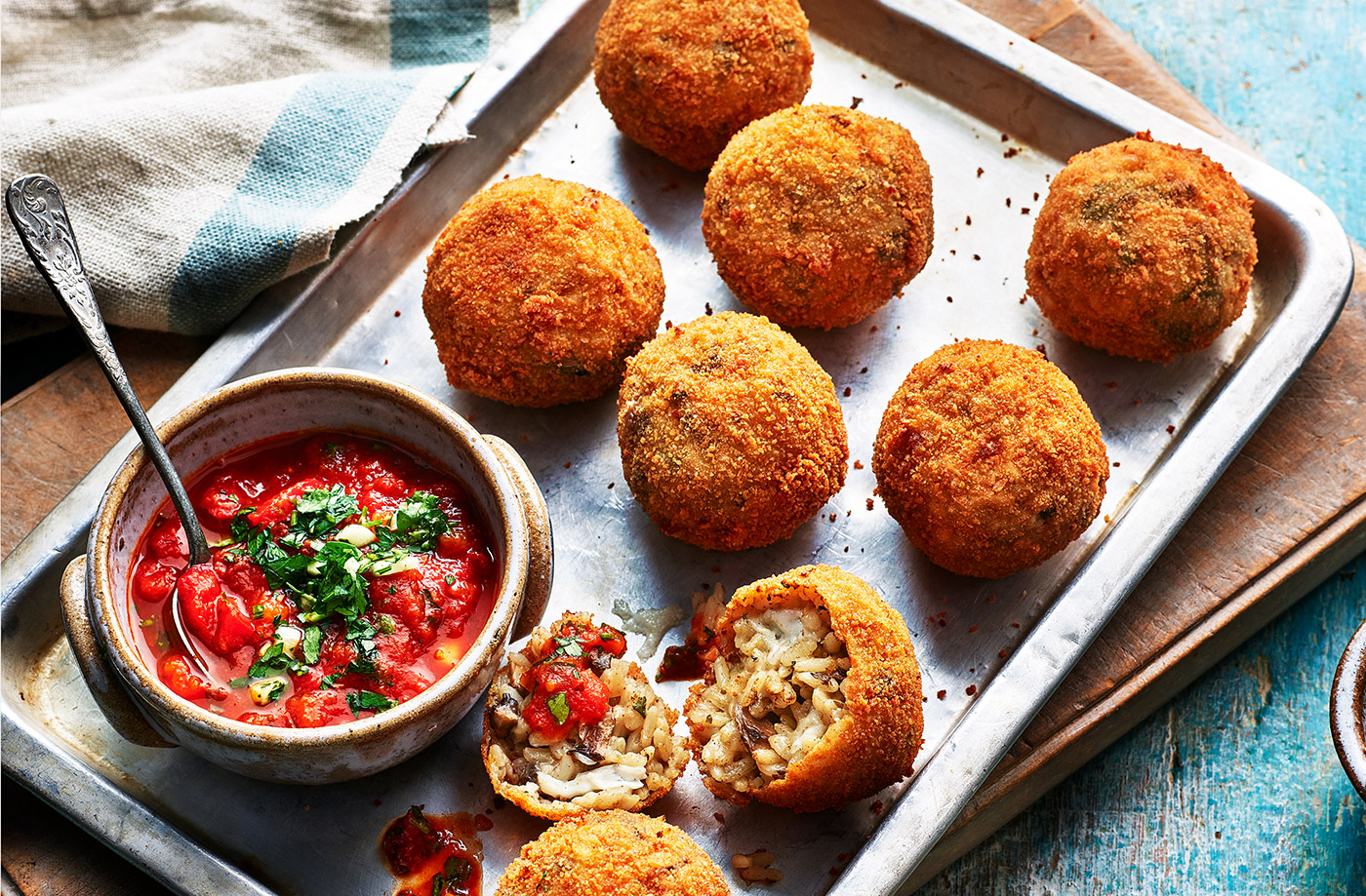 Mushroom arancini recipe