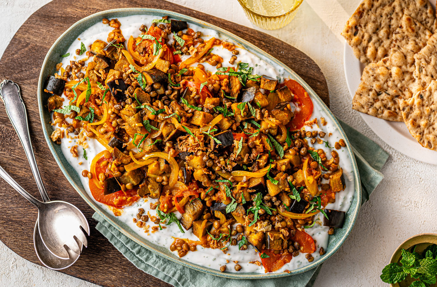 Lucy Parker’s aubergine borani recipe