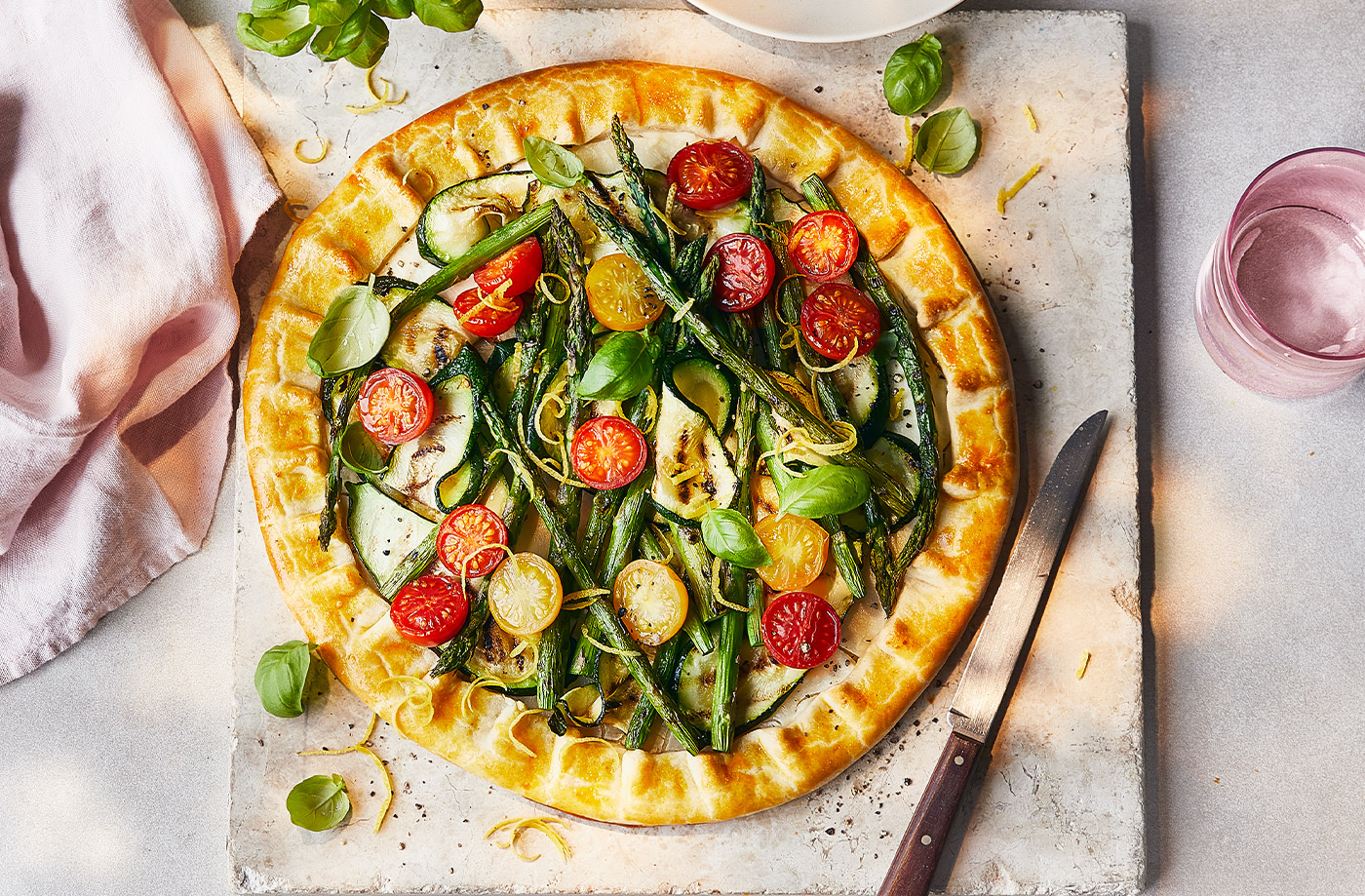 BBQ vegetable galette recipe