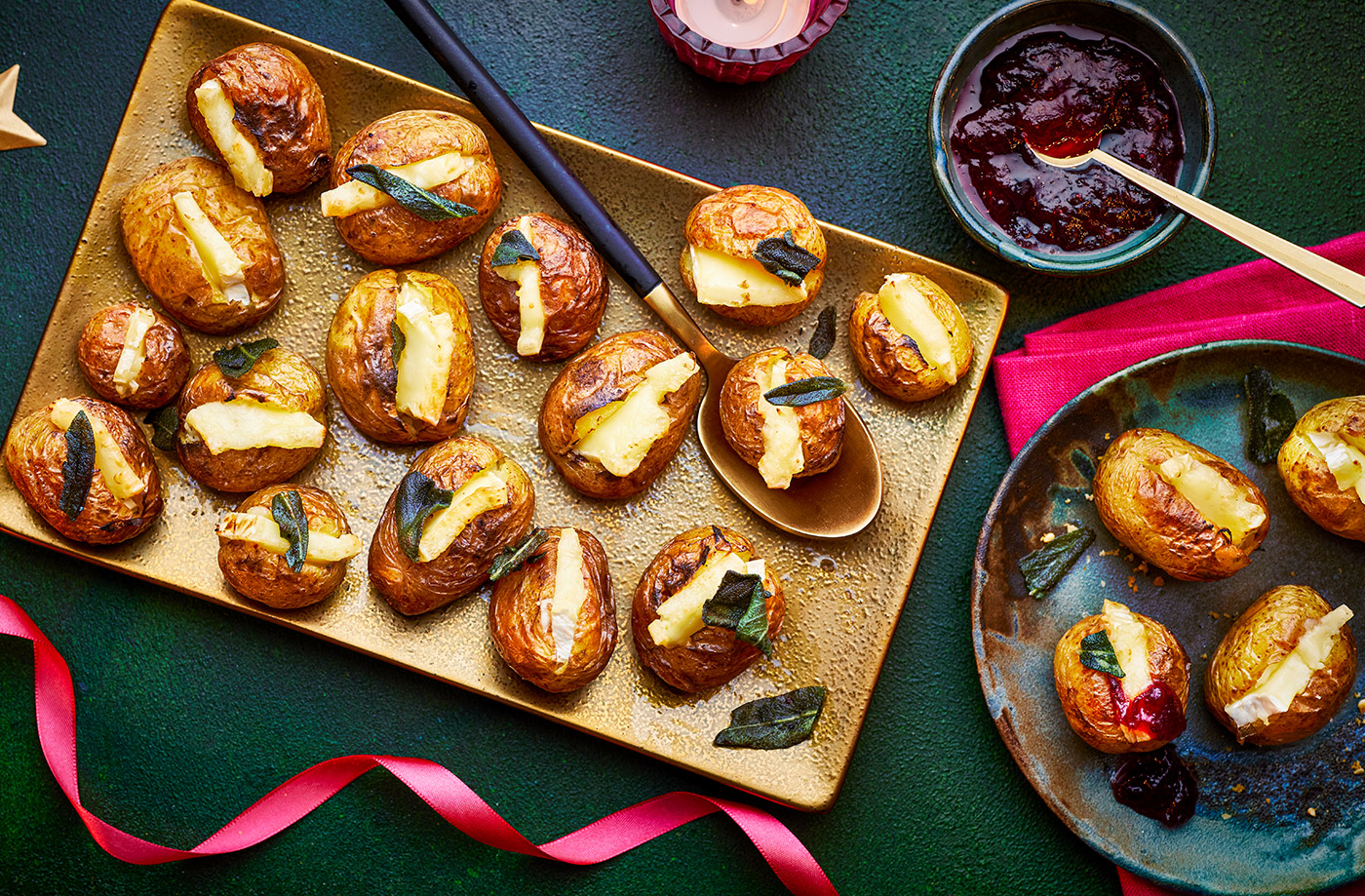 Baby jackets with Brie and sage recipe