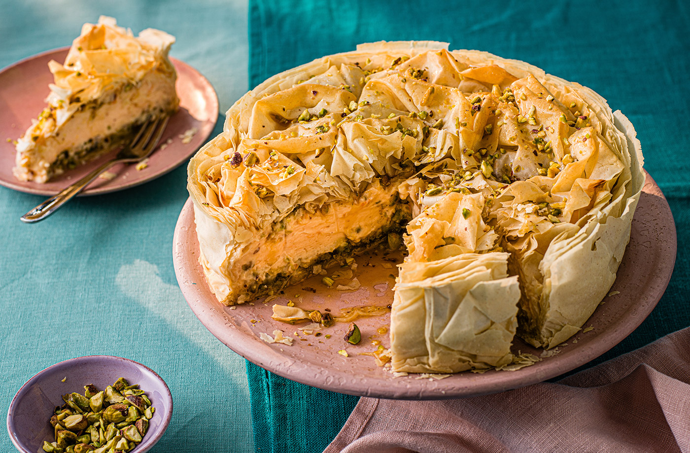 Baklava cheesecake recipe