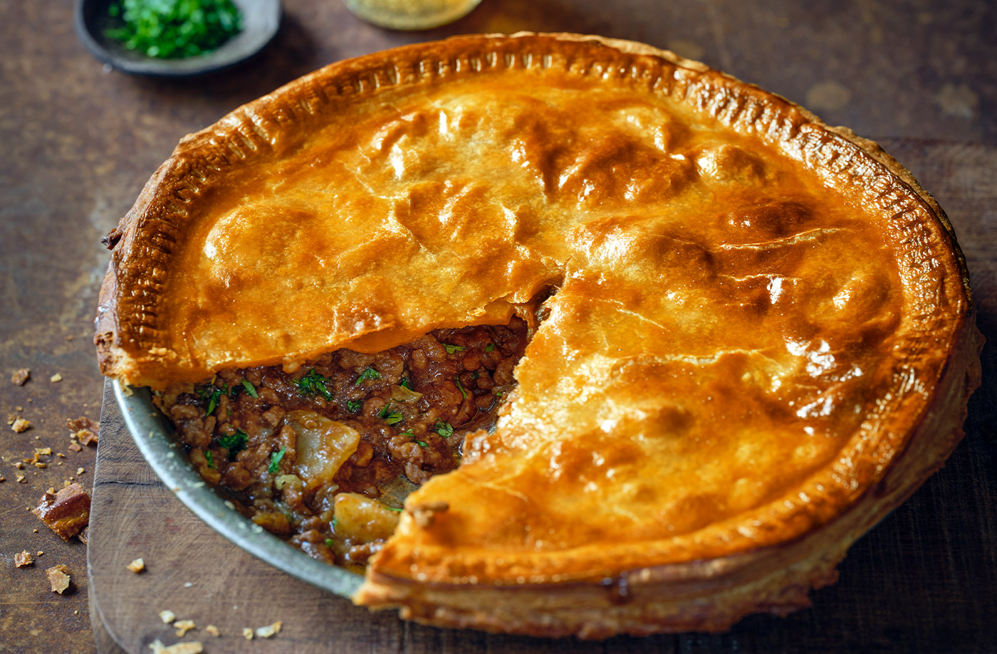 Pub classic beef and onion pie recipe