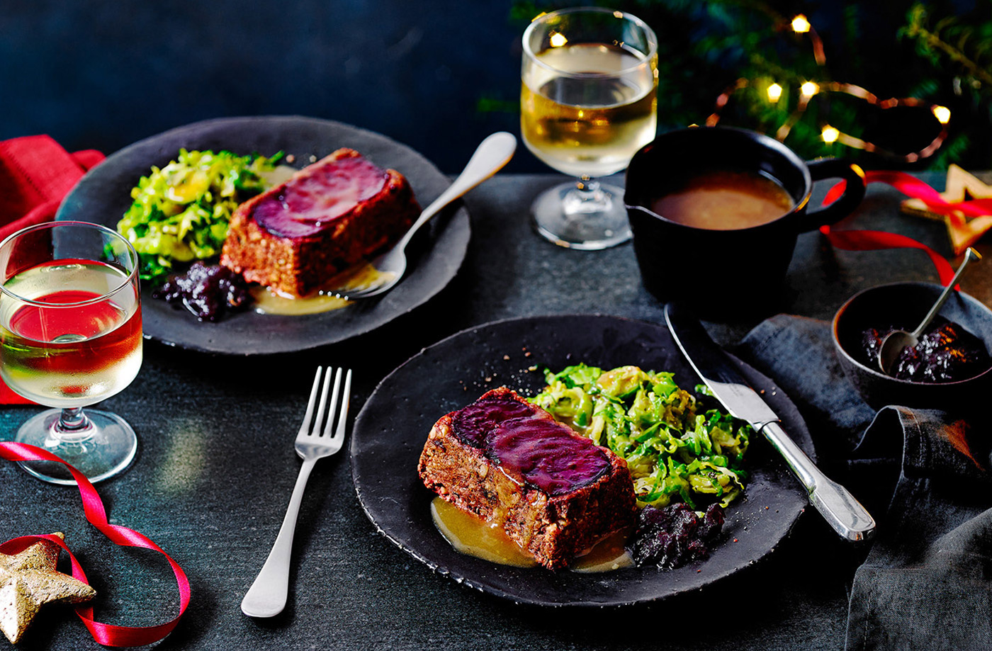 Beetroot and cranberry nut bake  recipe