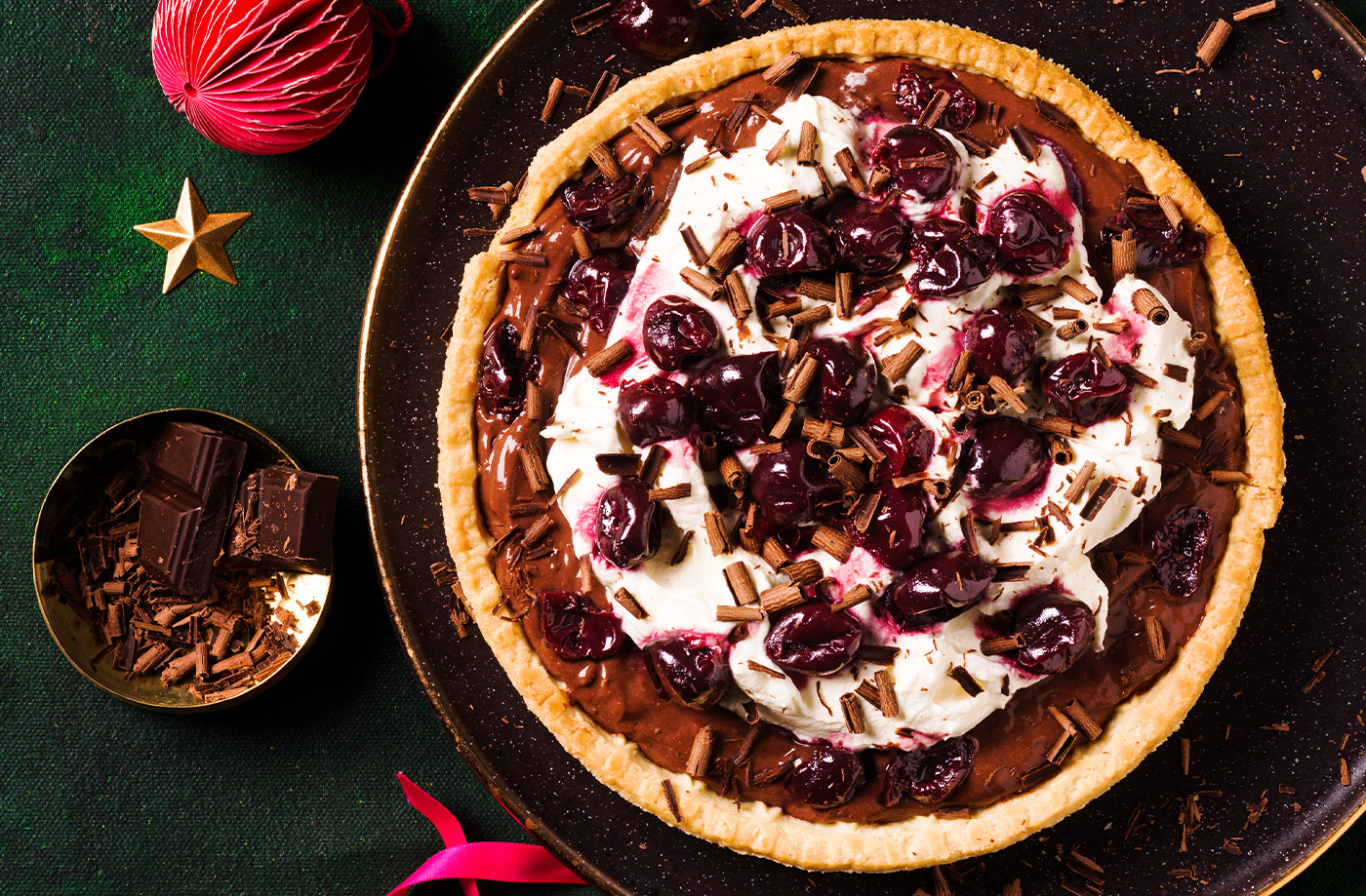 Easy Black Forest tart recipe