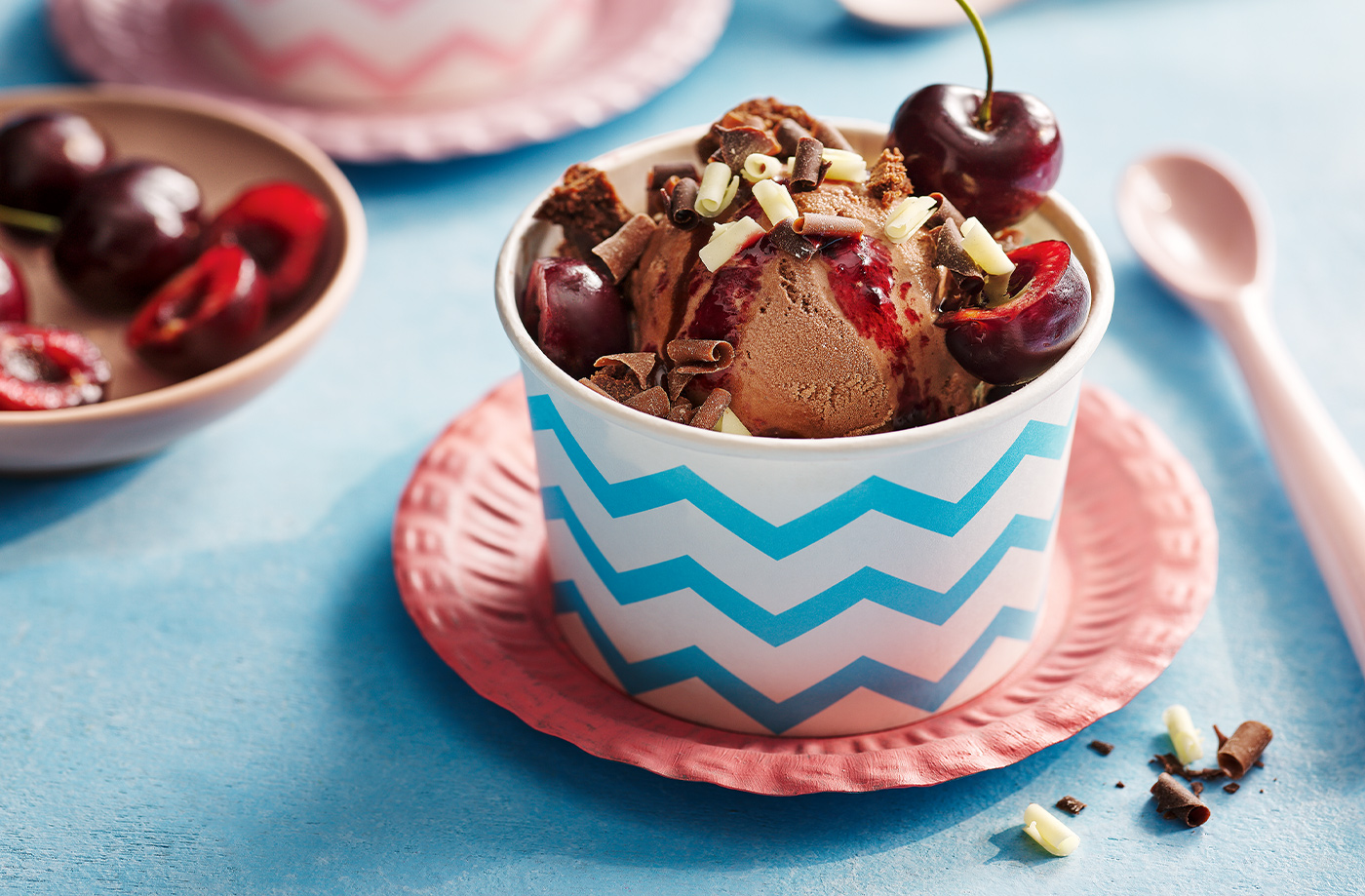 Black Forest brownie sundae recipe