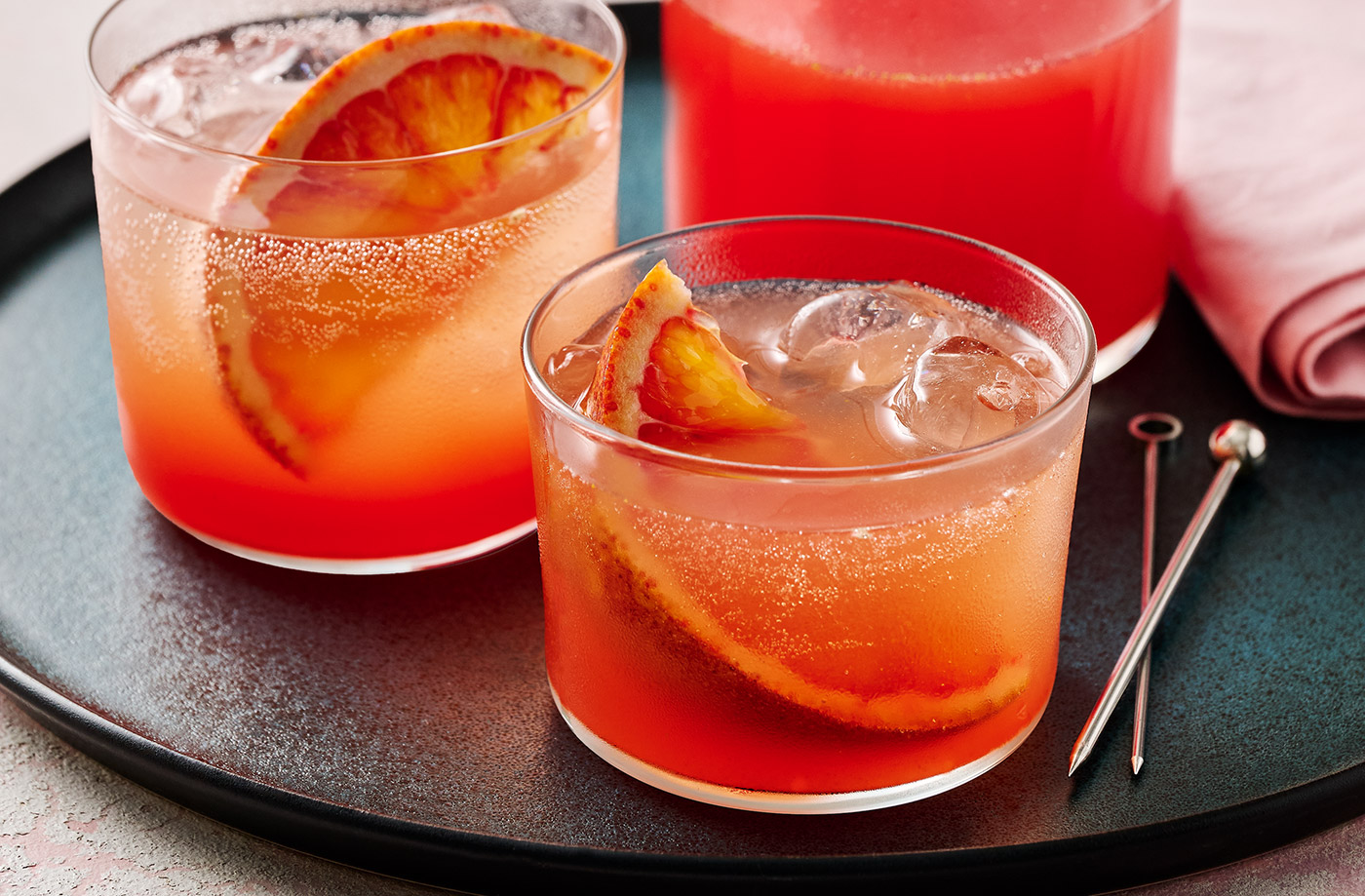 Blood orange and cardamom shrub recipe