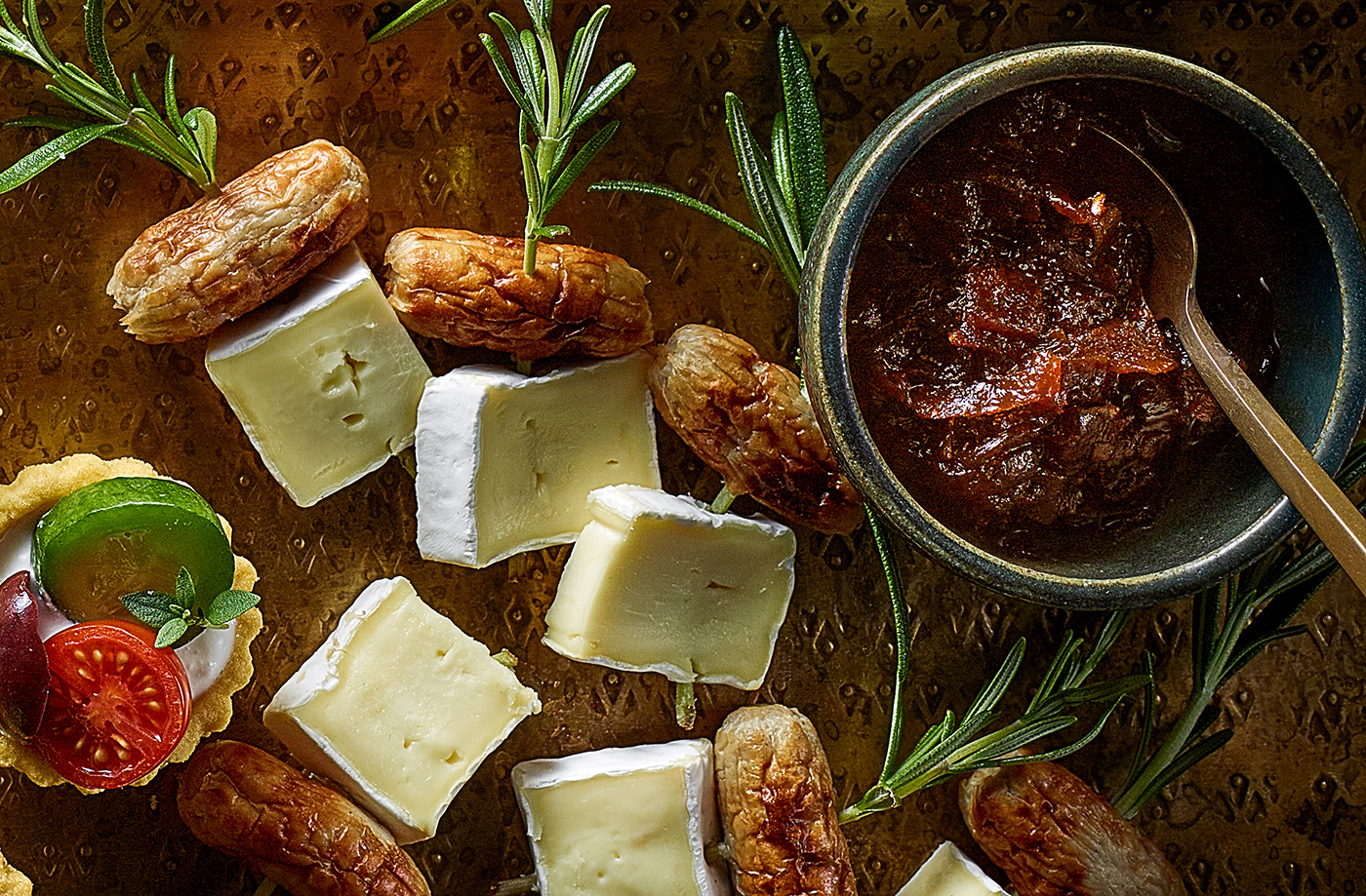 Brie and sausage rosemary sticks recipe