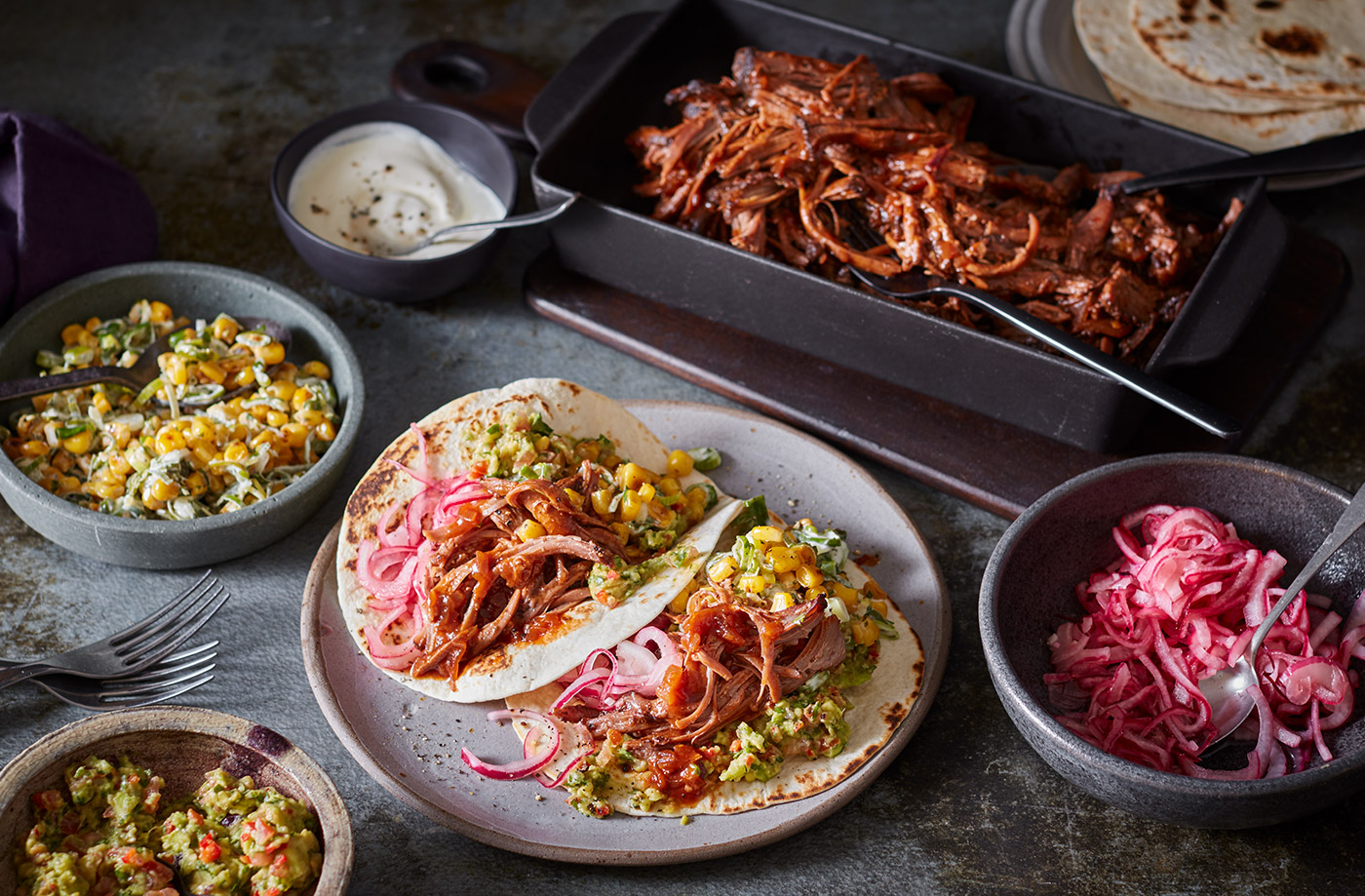 Sticky brisket tacos recipe