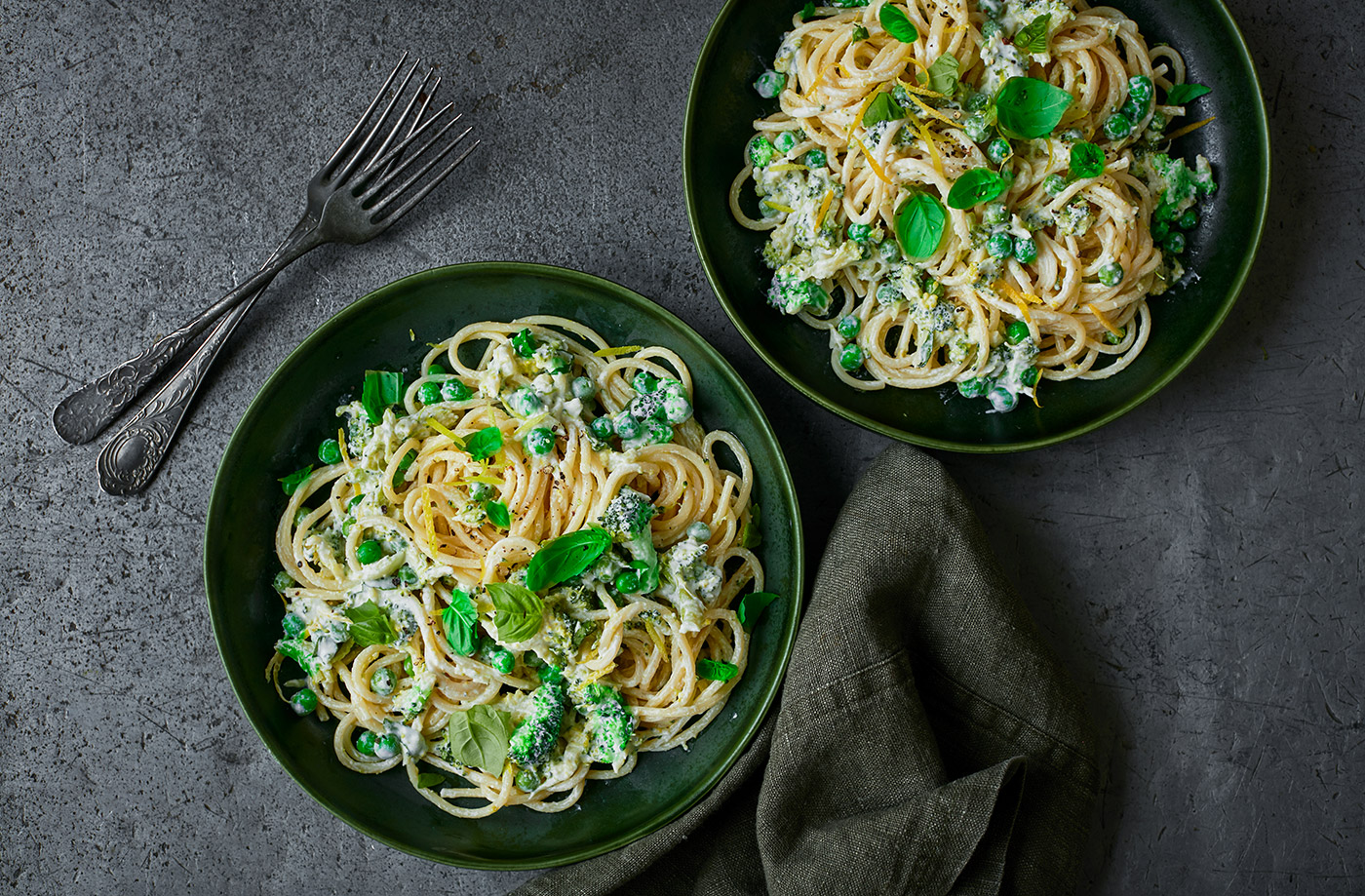 Zesty ricotta and broccoli spaghetti recipe