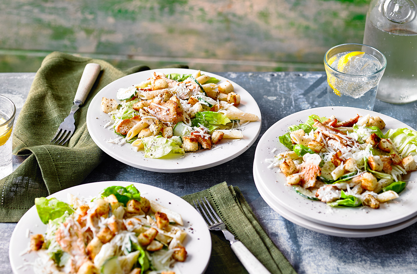 Caesar pasta salad recipe