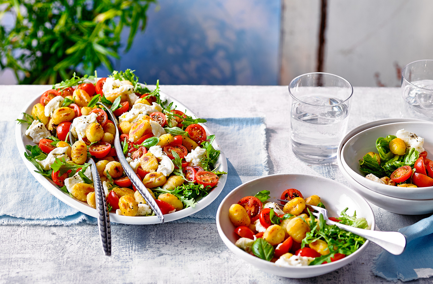 Caprese gnocchi salad recipe