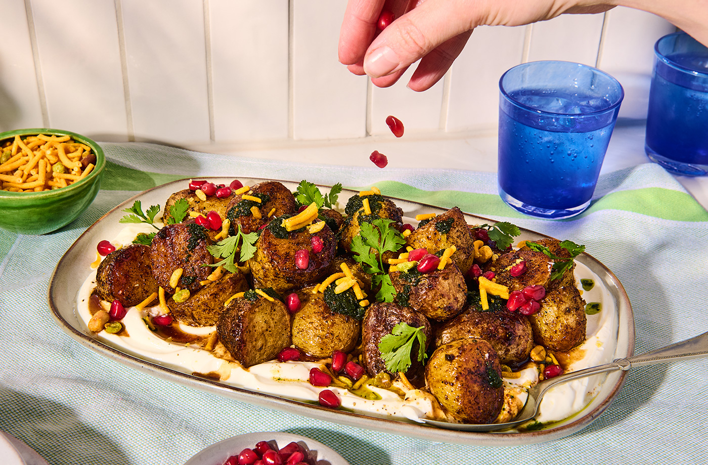 Chaat masala baby potatoes recipe