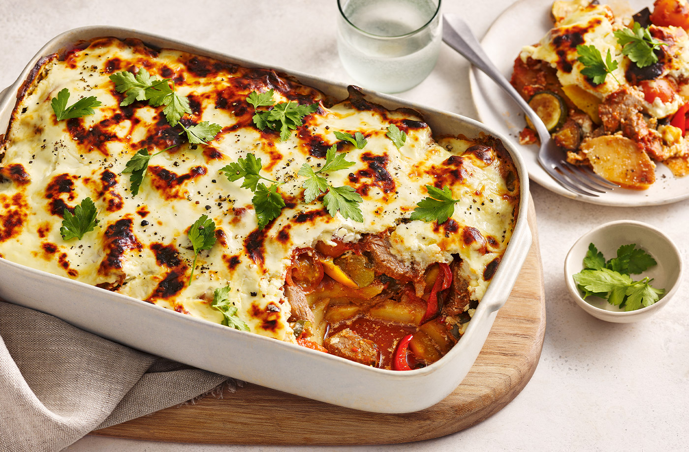 Cheat's lamb moussaka recipe