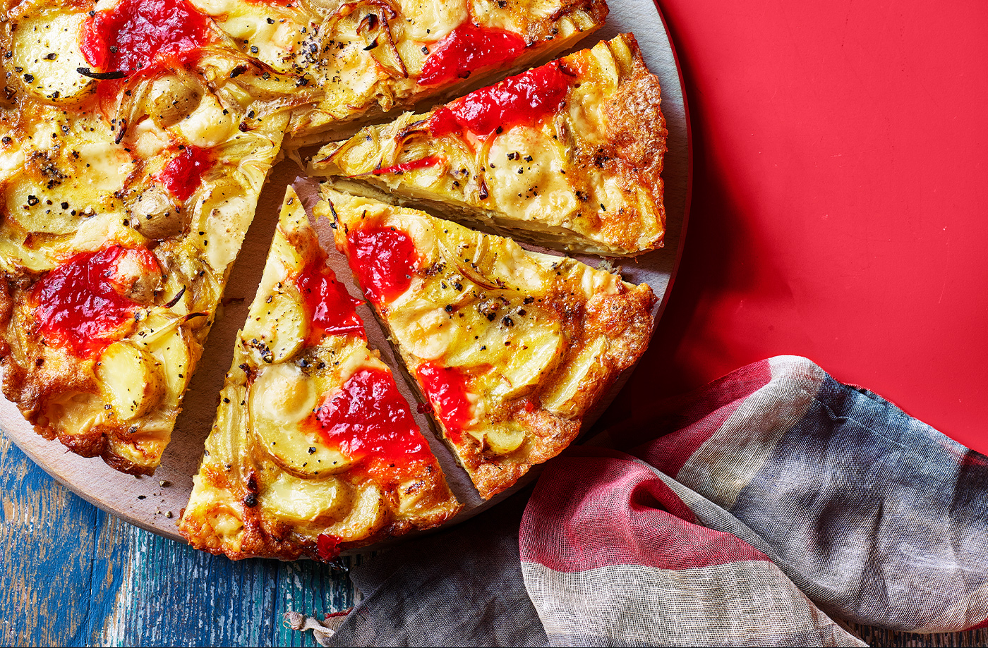 Cheese and chilli jam tortilla recipe