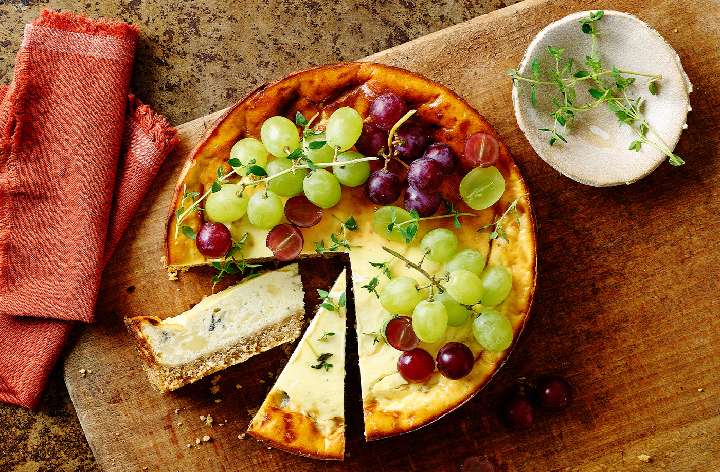 Cheeseboard cheesecake recipe