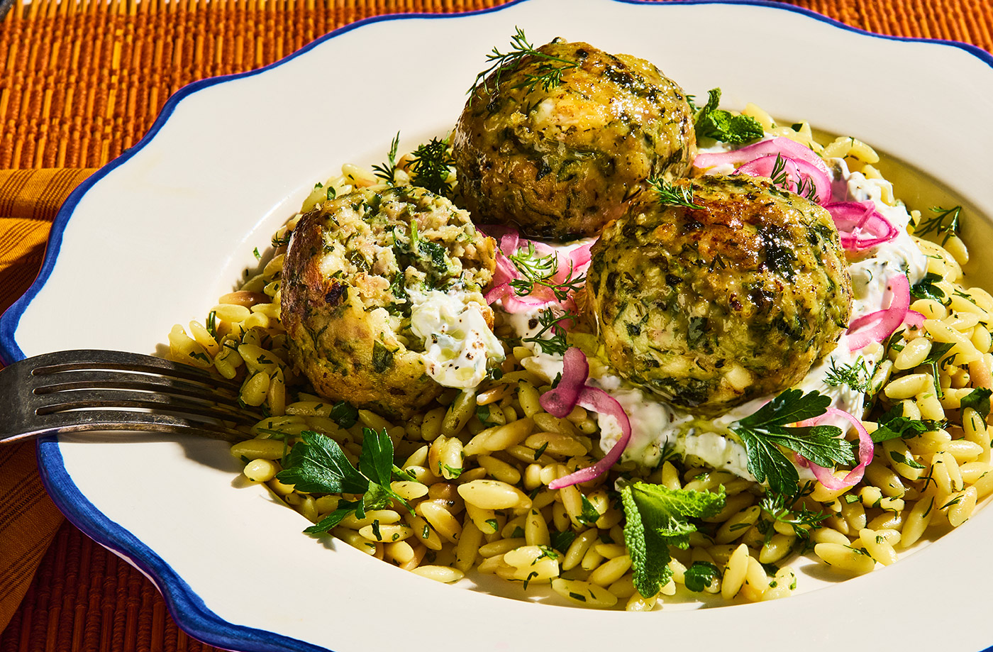 Herby chicken meatballs recipe