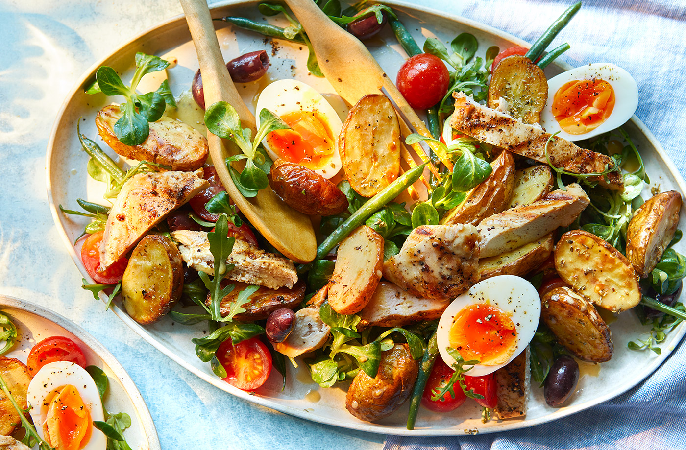 Chicken Niçoise salad recipe