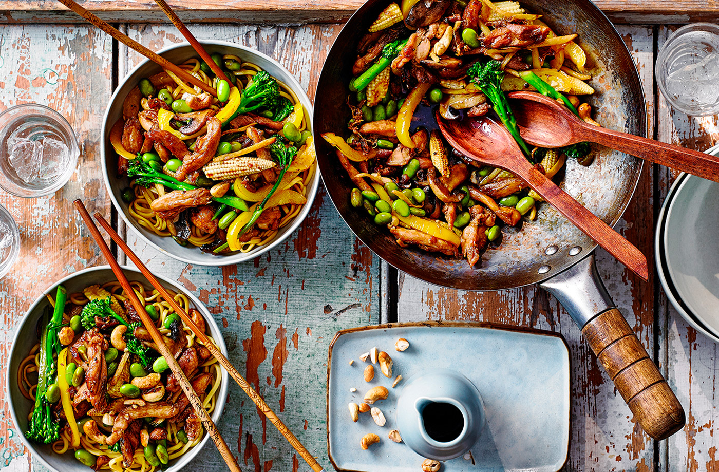 Chicken noodle stir-fry recipe