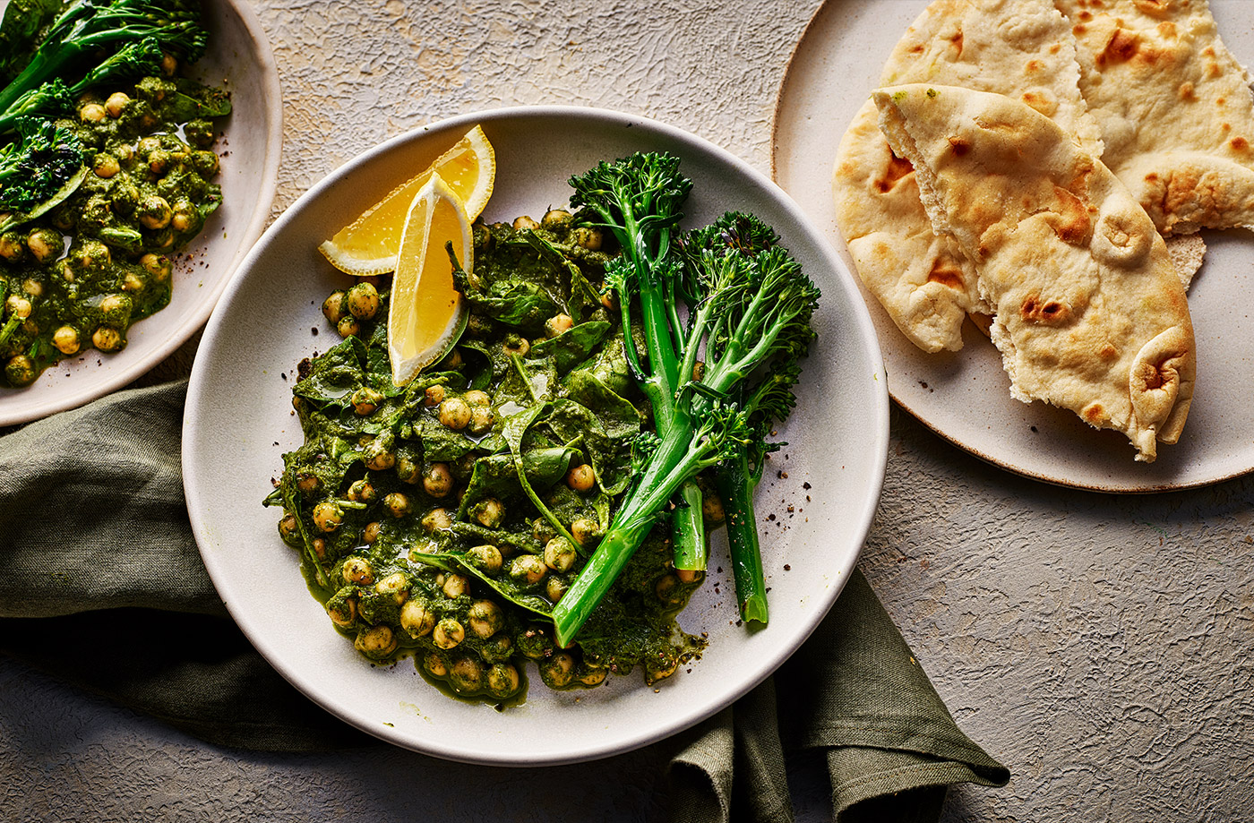Chickpea saag recipe