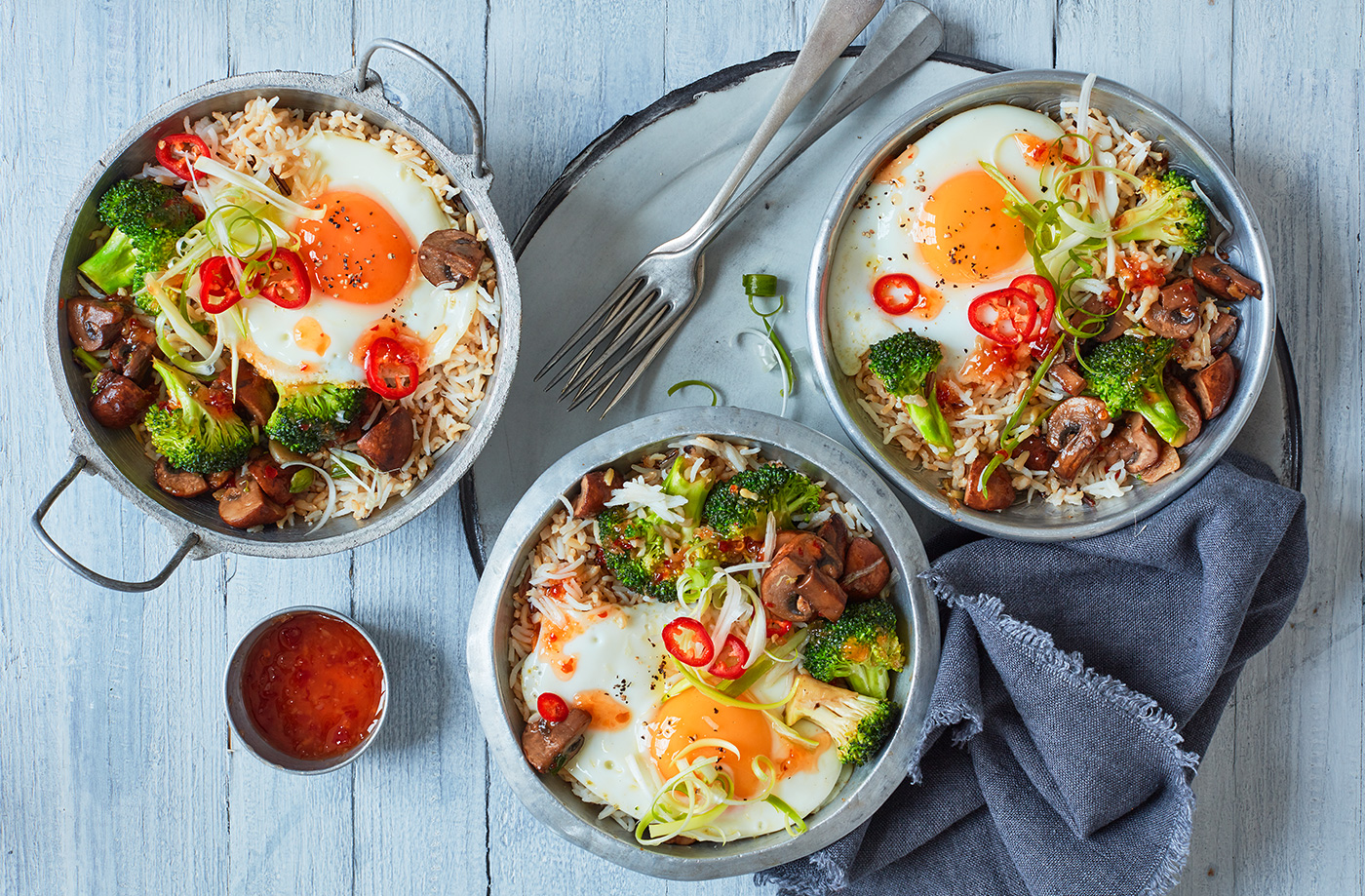 Sweet chilli vegetable rice bowl  recipe