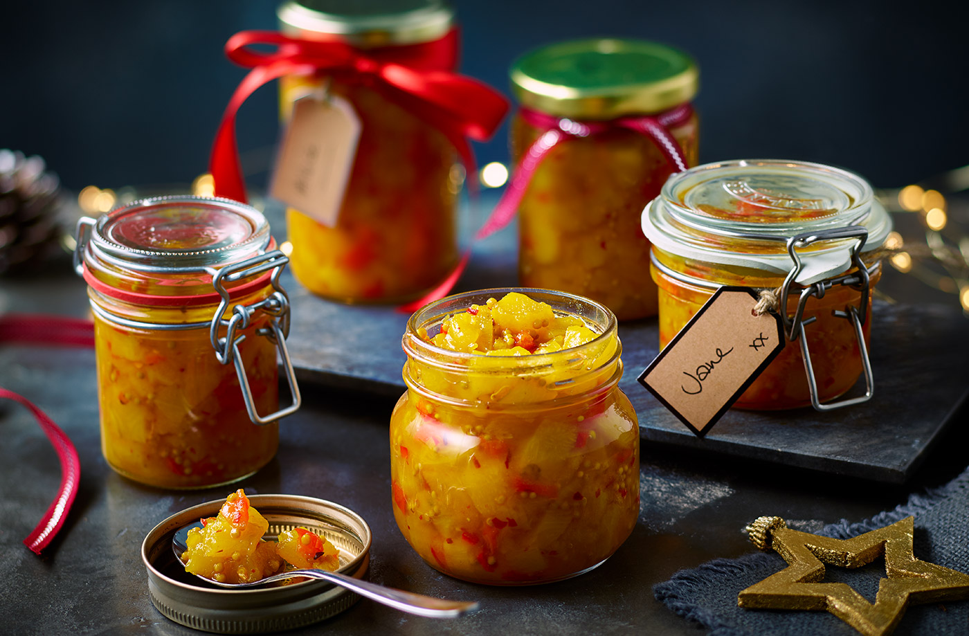 Chipotle chilli and pineapple chutney  recipe
