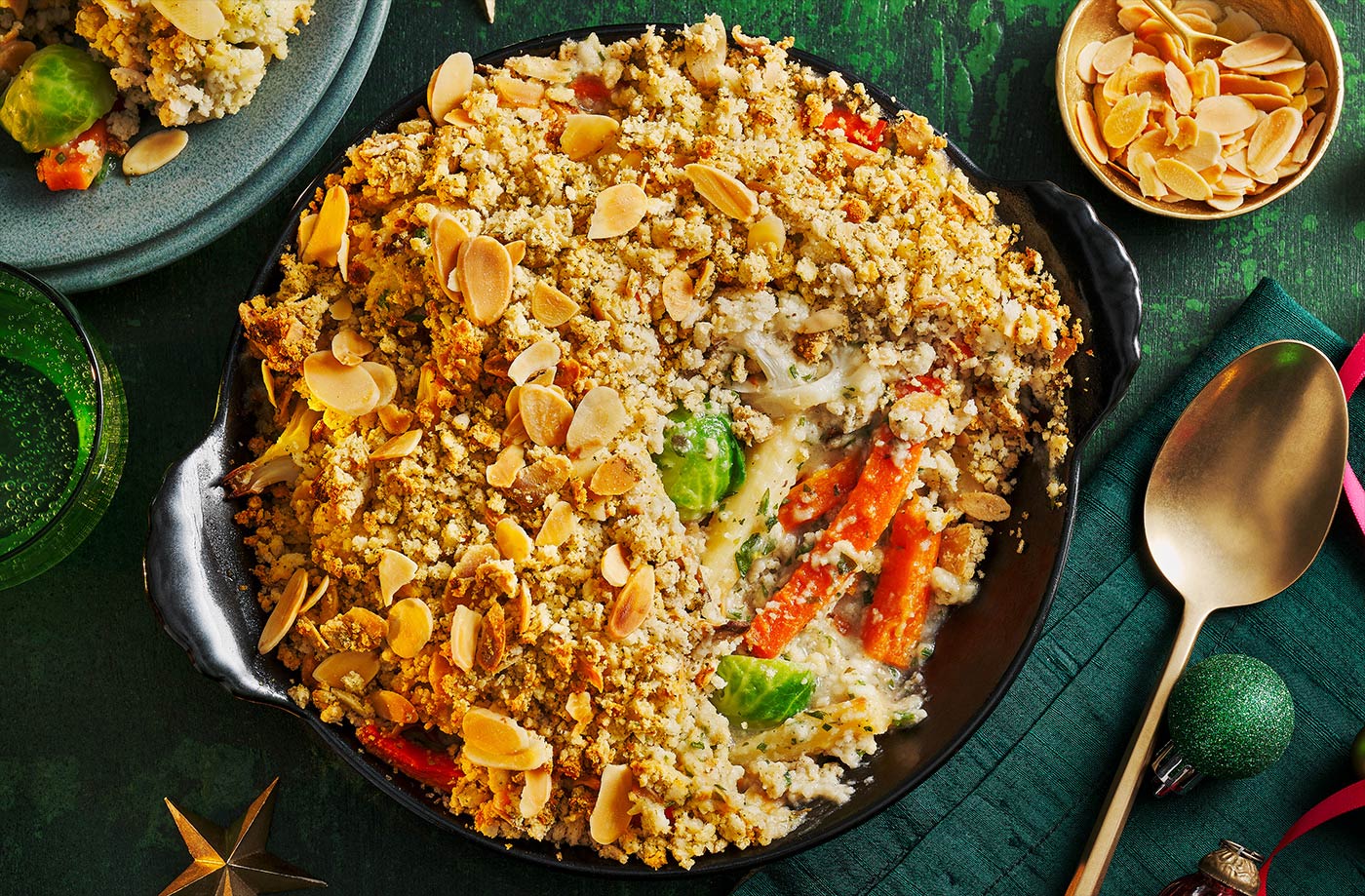 Christmas veg crumble recipe