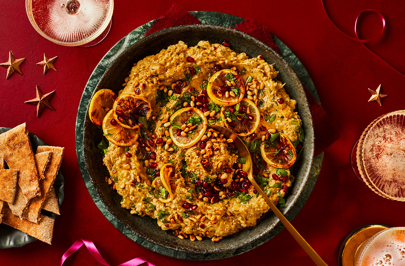 Chunky chickpea dip (musabaha) recipe